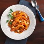Shrimp saganaki