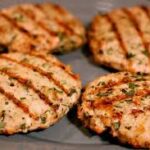 Chicken burger patty