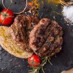 Beef burger patty